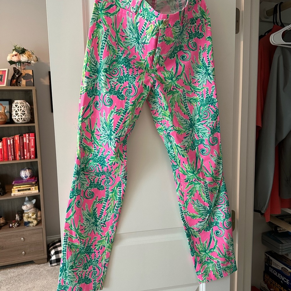 NWT - Lilly Pulitzer - Kelly high rise skinny pants -hanging around